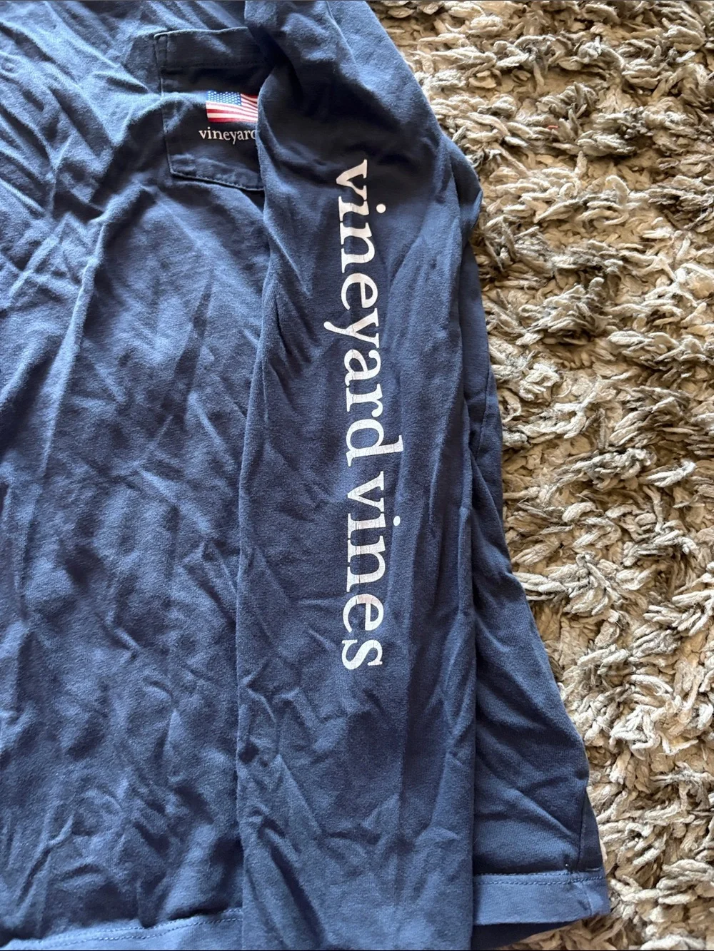 Vineyard Vines Astronaut Whale Long Sleeve Tee